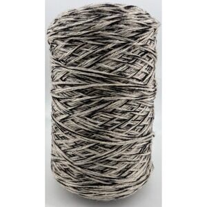 New Zealand Wool Worsted Bulky Gray Black Yarn Cone 1586 g‎ 1.4 g / yd